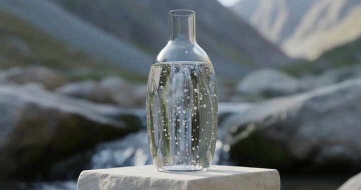 premium bottled water branding